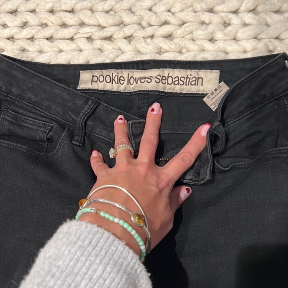 Pookie and Sebastian black skinny jeans - Picture 2 of 3